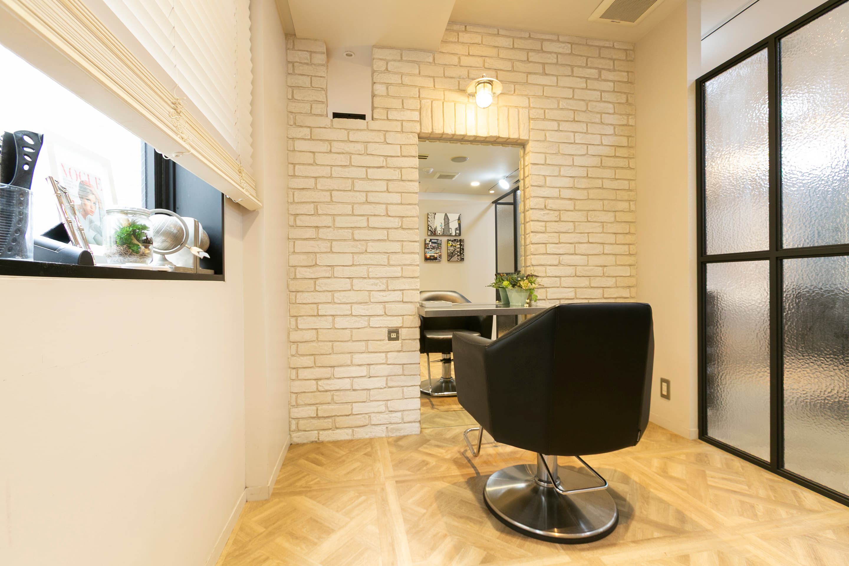 半個室でゆったり過ごせる空間