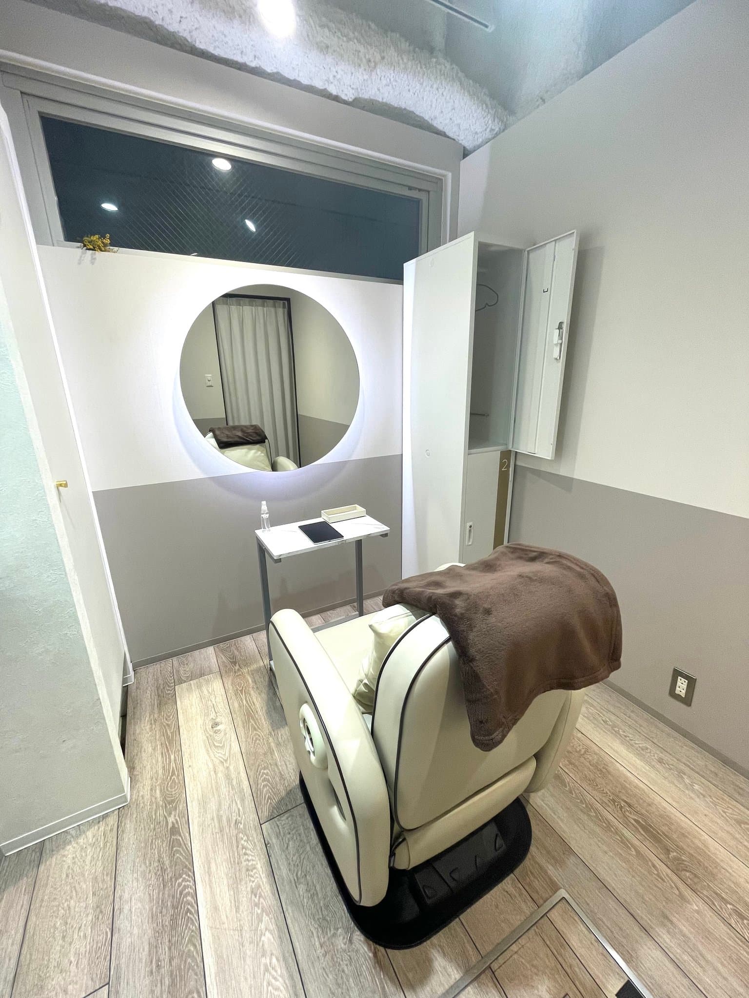 マンツーマン個室完結施術