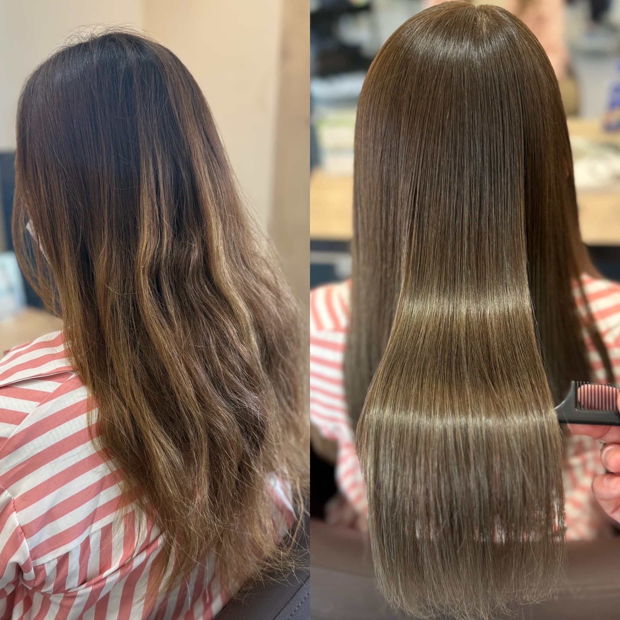 毛先までなめらかに。ツヤとまとまりを感じやすい仕上がり