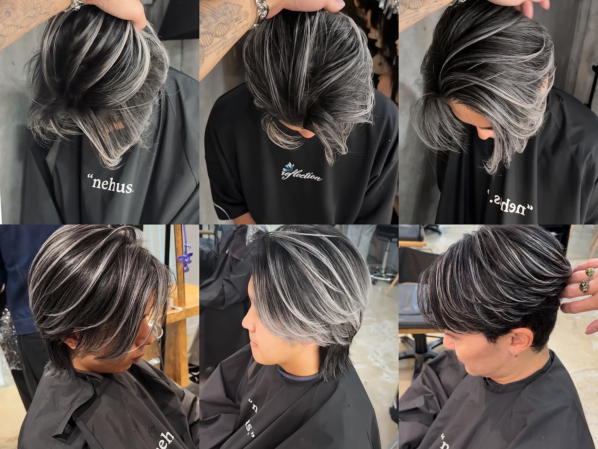 Compatible with men's balayage highlights