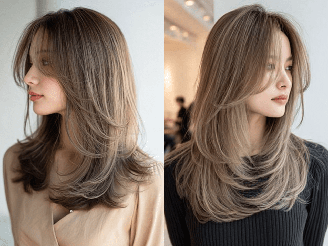 ① Finishing layer cuts in millimeters