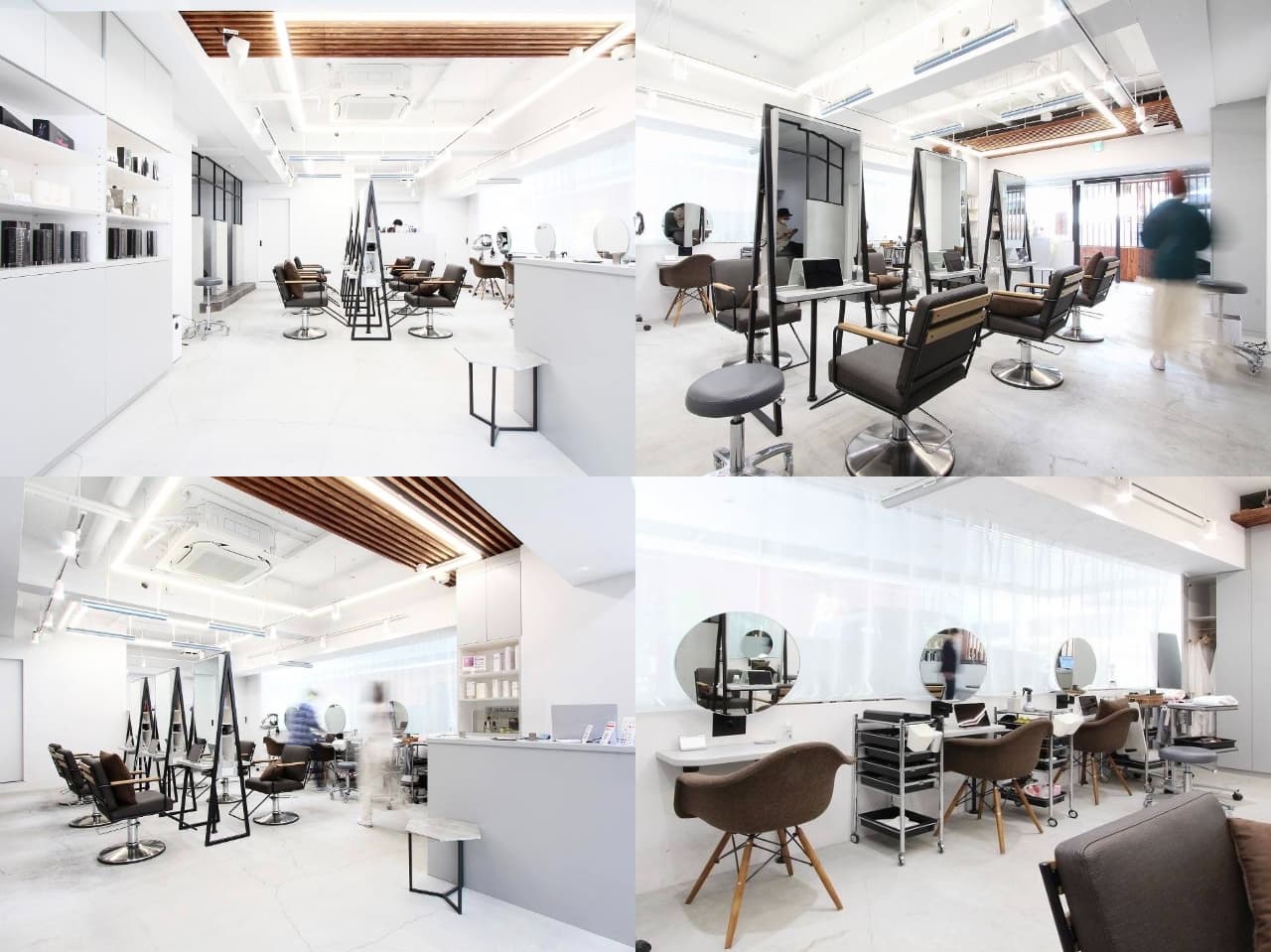 ⑤ Enjoy quality salon time along with drink service