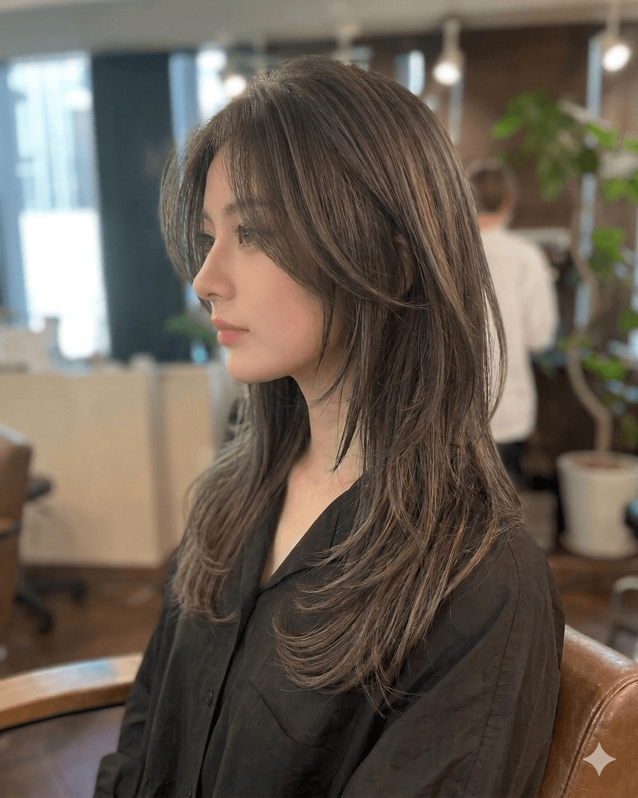 A style that fits naturally with a matching cut