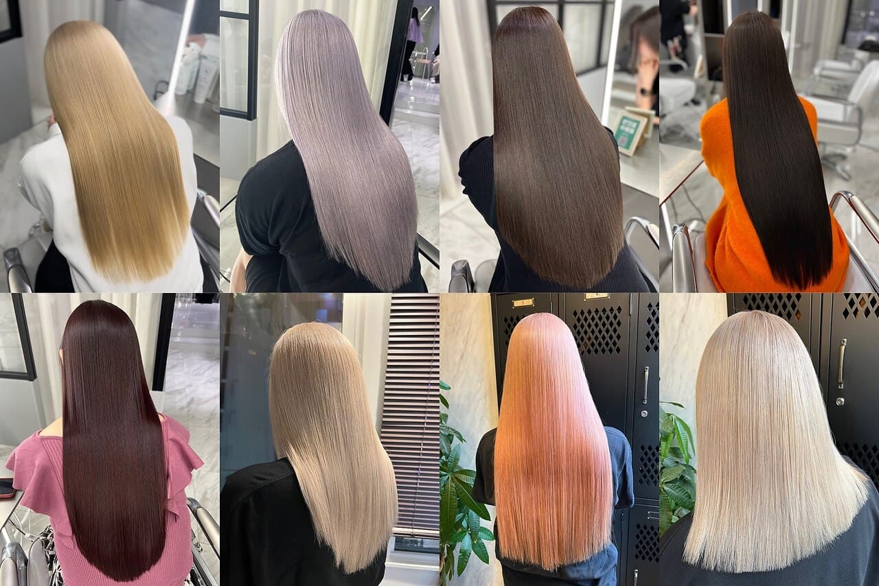 Smoothly straighten damaged hair with a hair quality improvement treatment that foreign celebrities also love